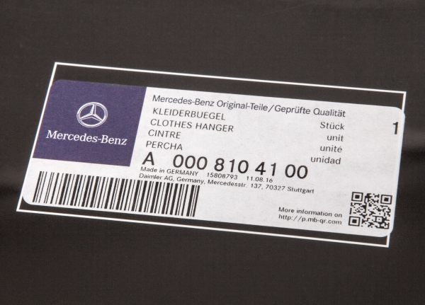 Mercedes Benz - Style & Travel Kleiderbügel